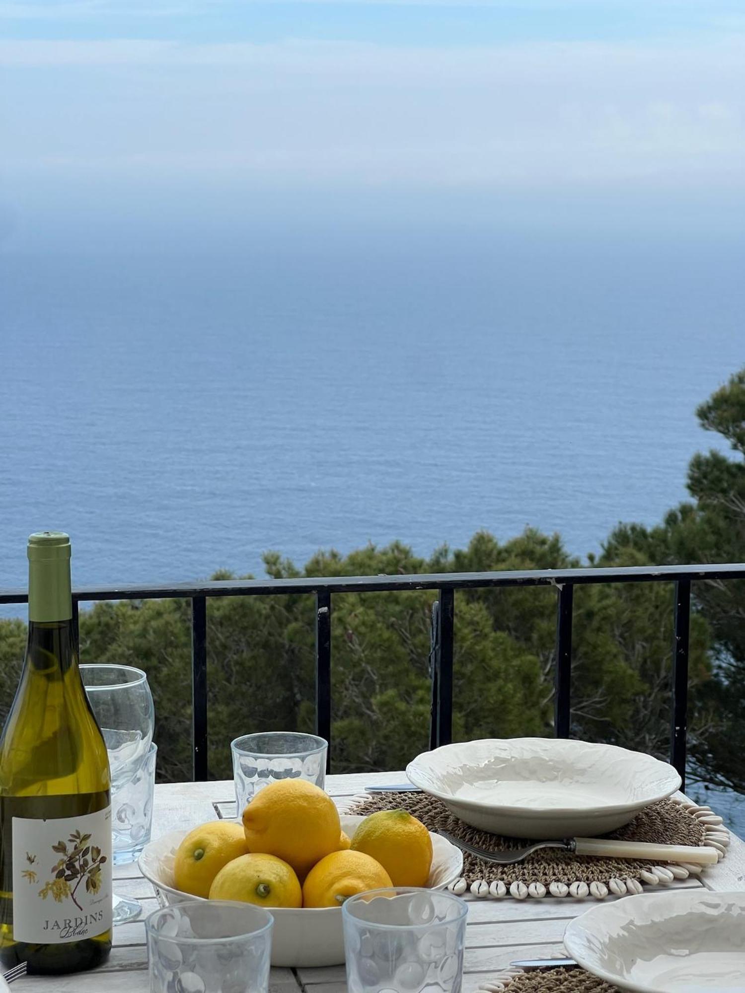 Casa Blanca De Begur Con Vistas Al Mar Y Piscina Villa ภายนอก รูปภาพ