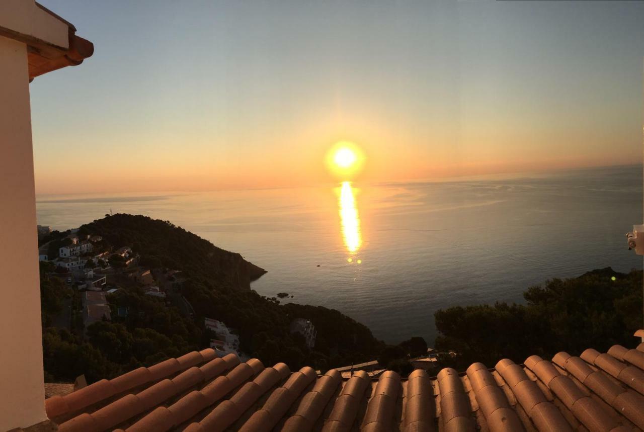 Casa Blanca De Begur Con Vistas Al Mar Y Piscina Villa ภายนอก รูปภาพ